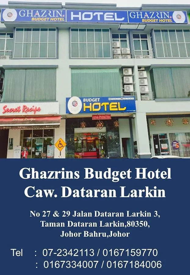 Ghazrins Dataran Larkin Hotell Johor Bahru