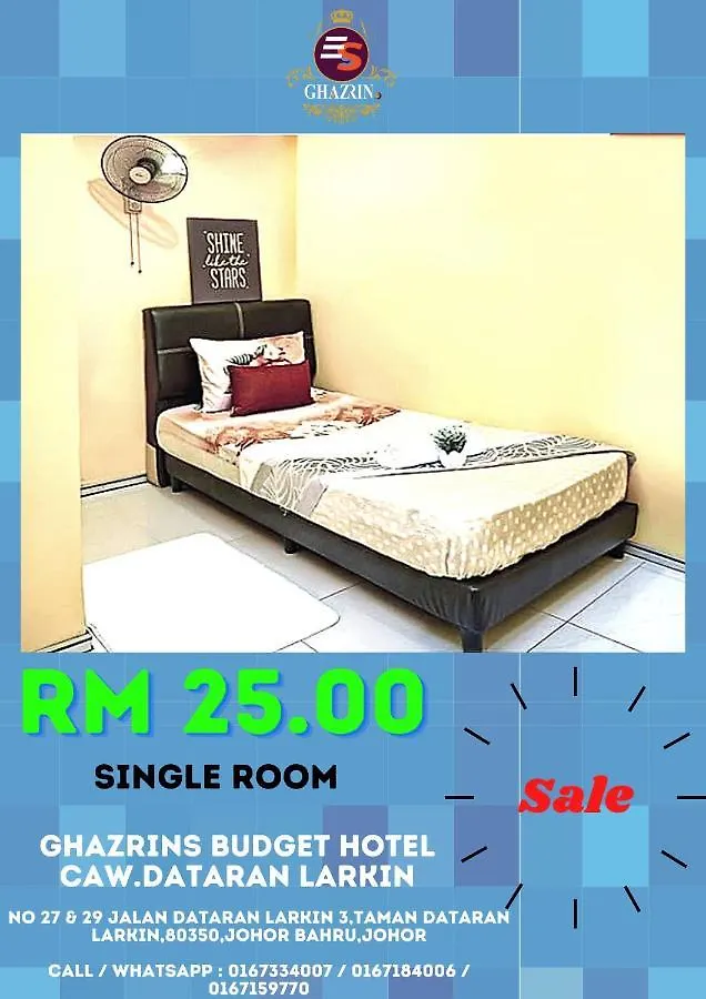Ghazrins Dataran Larkin Hotel Johor Bahru Malaysia